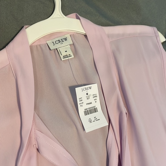 J Crew sleeveless pale lilac blouse NWT - Picture 3 of 3
